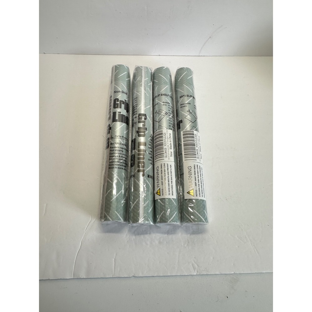 Grip Liner‎ Shelf Liner 4 Rolls Sage Green NEW 11.8x59 Herringbone Non-Skid EVA